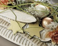 festively laid table